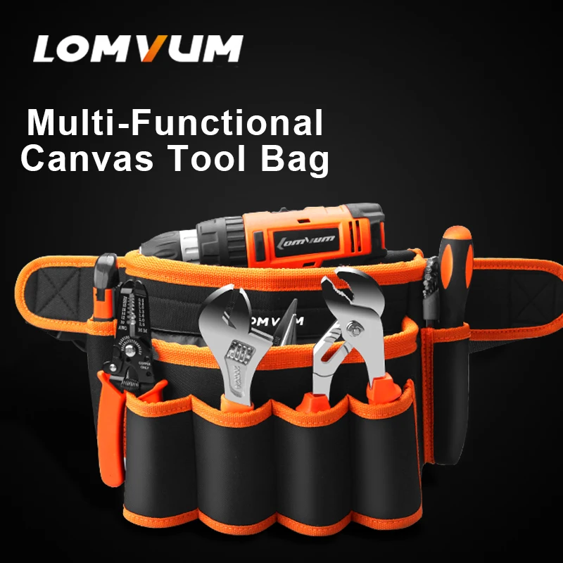 Многофункциональная прочная сумка LOMVUM для инструментов, брезентовый органайзер для инструментов в металлическом корпусе
Многофункциональная прочная сумка LOMVUM для инструментов, брезентовый органайзер для инструментов в металлическом корпусе