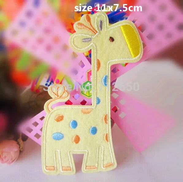 New arrival 10 pcs cute giraffe Embroidered patches iron on cartoon Motif Applique KQ embroidery accessory
New arrival 10 pcs cute giraffe Embroidered patches iron on cartoon Motif Applique KQ embroidery accessory