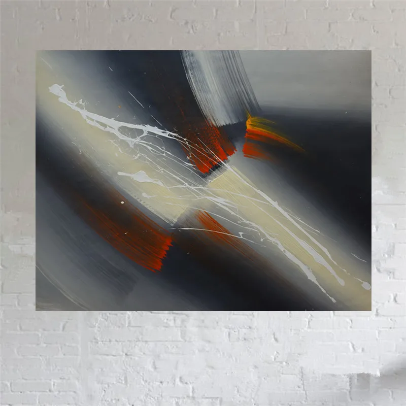 Hand-painted creative painting on canvas Gray abstract painting modern decoration art for home company hotel decoration pictures
Hand-painted creative painting on canvas Gray abstract painting modern decoration art for home company hotel decoration pictures