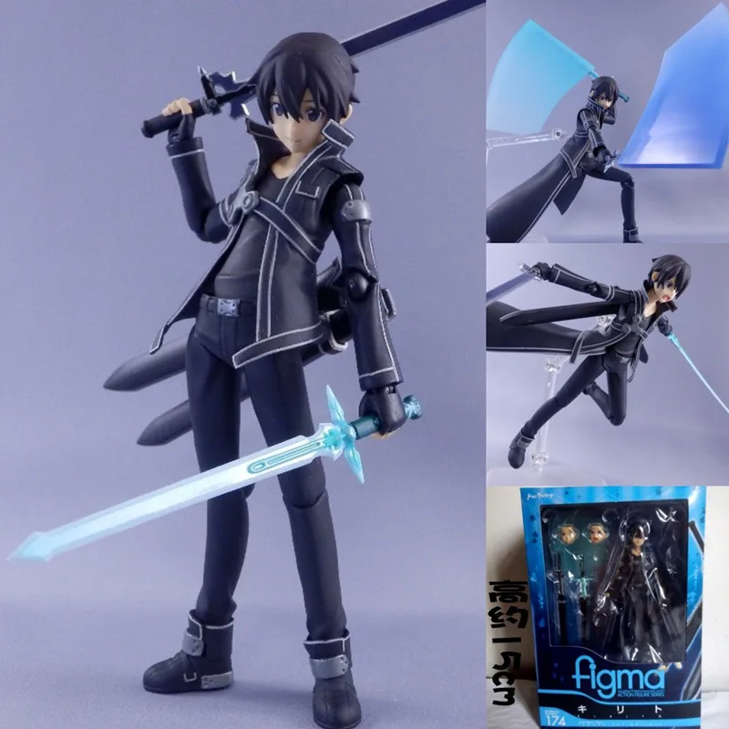 Japanese Anime Sword Art Online SAO Kirito PVC Action Figure Model Toy Birthday Gifts Brinquedos Figma 174 Free Shipping
Japanese Anime Sword Art Online SAO Kirito PVC Action Figure Model Toy Birthday Gifts Brinquedos Figma 174 Free Shipping