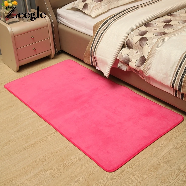 Zeegle Coral Velet Bedside Rug Non-Slip Yoga Mats Solid Living Room Floor Carpet Area Rugs For BedroomTatami Sofa Rug Home Decor
Zeegle Coral Velet Bedside Rug Non-Slip Yoga Mats Solid Living Room Floor Carpet Area Rugs For BedroomTatami Sofa Rug Home Decor