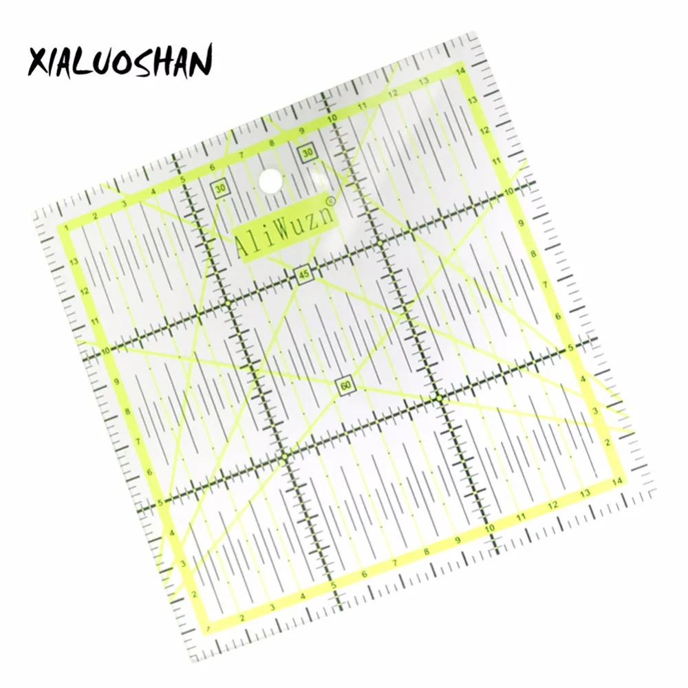 1 Pcs Office & School Supplies 15x15cm Patchwork Ruler Ruler Seam Sewing Foot Drawing Tools
1 Pcs Office & School Supplies 15x15cm Patchwork Ruler Ruler Seam Sewing Foot Drawing Tools
