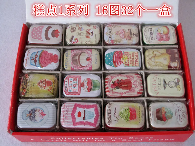 Colorful mini tin box packing boxes jewelry candy box small storage boxes 16 kinds of pattern 32pcs/lot~
Colorful mini tin box packing boxes jewelry candy box small storage boxes 16 kinds of pattern 32pcs/lot~