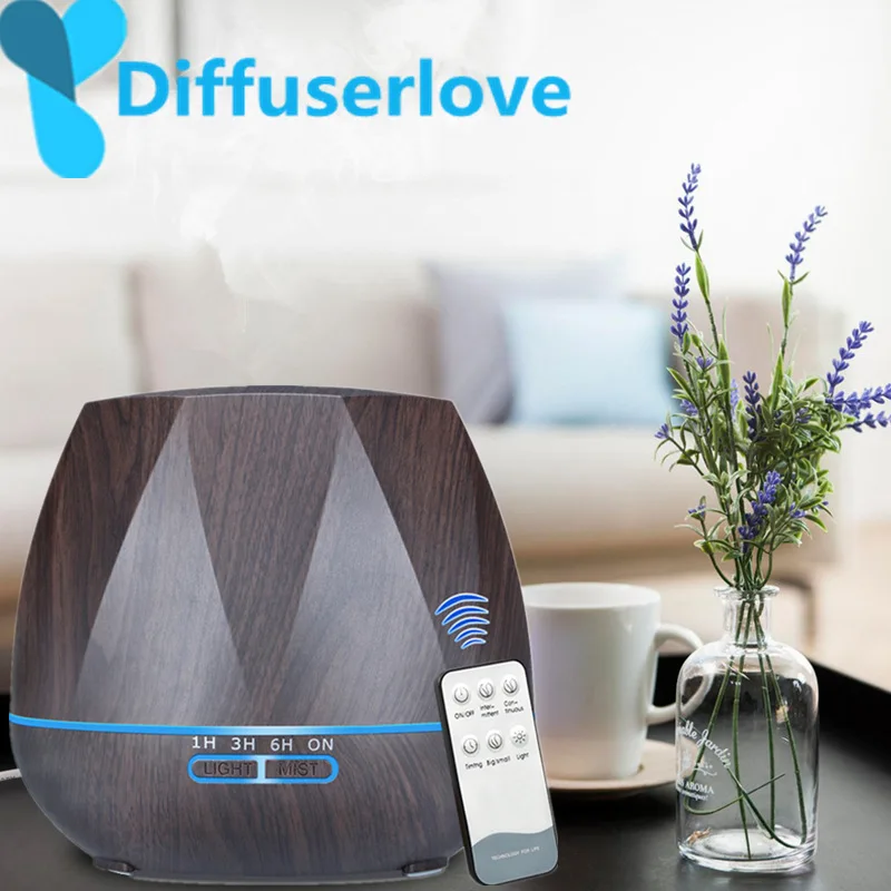 Diffuserlove 500 мл увлажнитель воздуха пульт дистанционного управления диффузор для