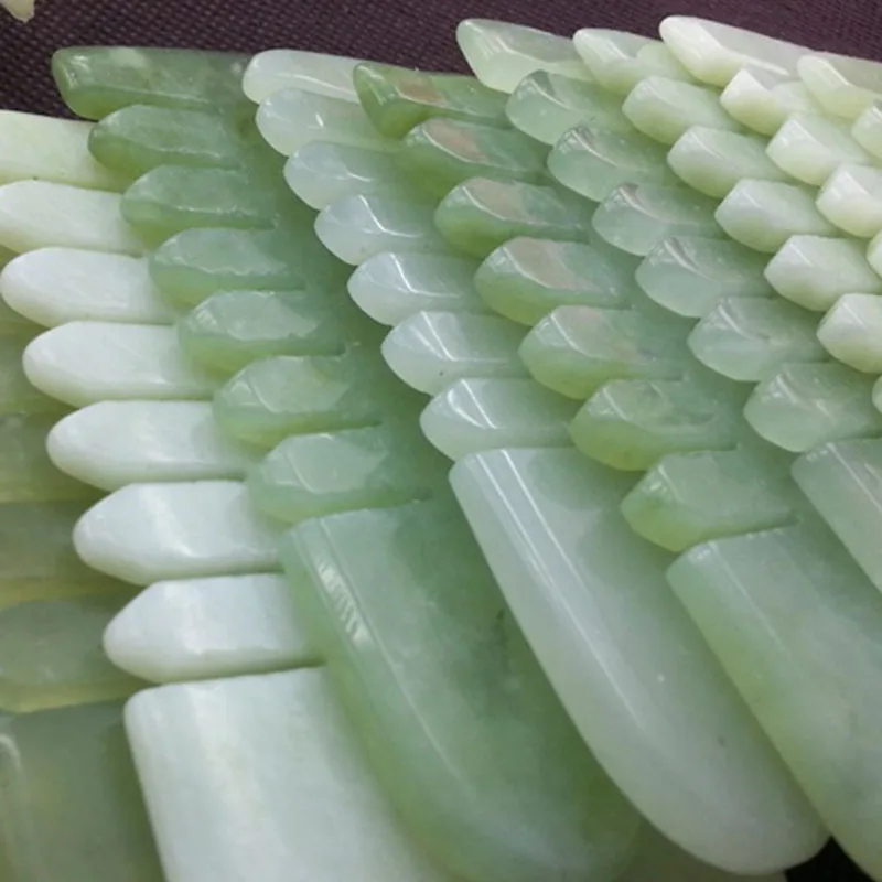 New Natural Jade Stone Comb Guasha Gua Sha Board Comb Shape Massage Hand Massager Relaxation Comb Health Care Popular
New Natural Jade Stone Comb Guasha Gua Sha Board Comb Shape Massage Hand Massager Relaxation Comb Health Care Popular
