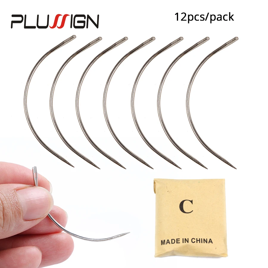 Corrosion Resistant C Type Curved Needles Hand Sewing Needles Hair Sewing Tools Weave Needles For Wig Making Crafts12Pcs/Lot
Corrosion Resistant C Type Curved Needles Hand Sewing Needles Hair Sewing Tools Weave Needles For Wig Making Crafts12Pcs/Lot