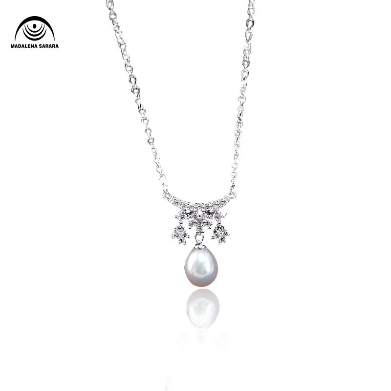 MADALENA SARARA sterling silver S925 AAA freshwater pearl pendant chain drop style fashion
MADALENA SARARA sterling silver S925 AAA freshwater pearl pendant chain drop style fashion