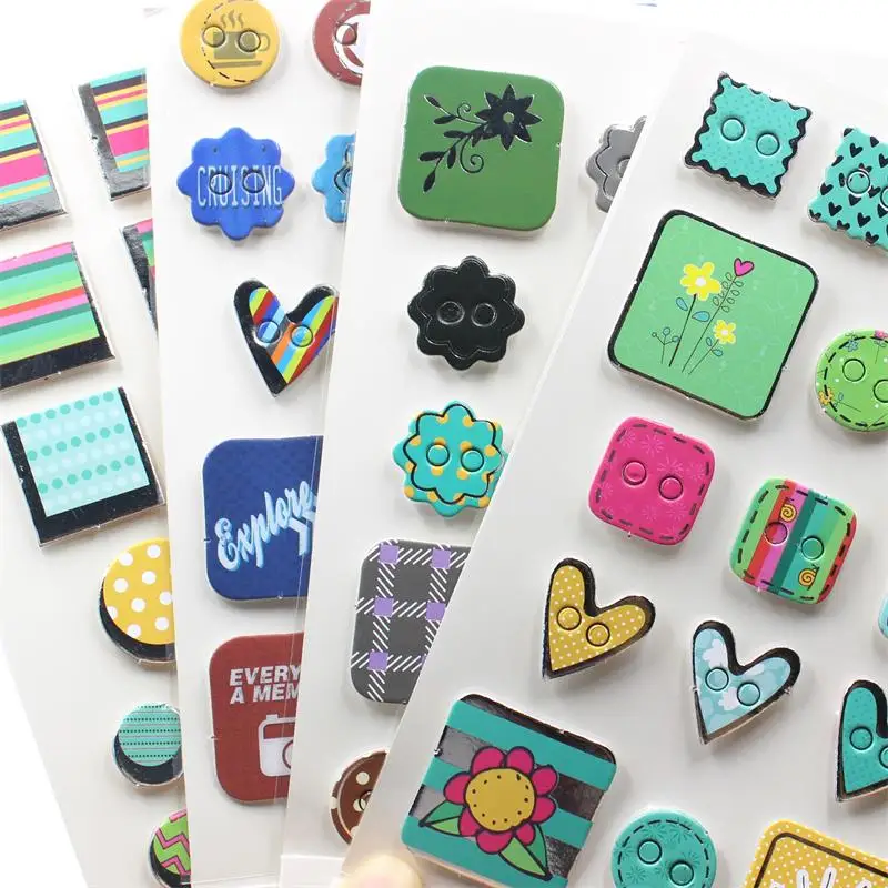 Cute Button Stickers for Scrapbooking Happy Planner/Card Making/Journaling Project
Cute Button Stickers for Scrapbooking Happy Planner/Card Making/Journaling Project