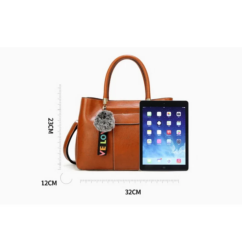 FUNMARDI Hairball Large Women Handbag Vintage Brand Female Shoulder Bag Ladies Handbag PU Leather Women Bags Crossbody WLAM0258
FUNMARDI Hairball Large Women Handbag Vintage Brand Female Shoulder Bag Ladies Handbag PU Leather Women Bags Crossbody WLAM0258