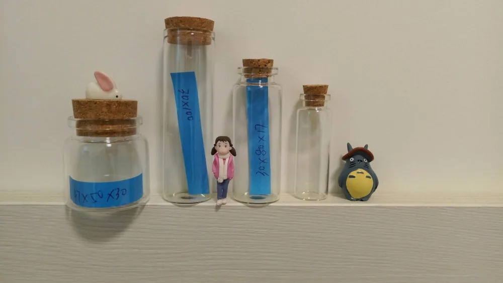 16*50*6mm 5ml Mini Clear Glass Bottles With Cork Small Vials Jars Containers Cute Wishing Bottle 100pcs
16*50*6mm 5ml Mini Clear Glass Bottles With Cork Small Vials Jars Containers Cute Wishing Bottle 100pcs