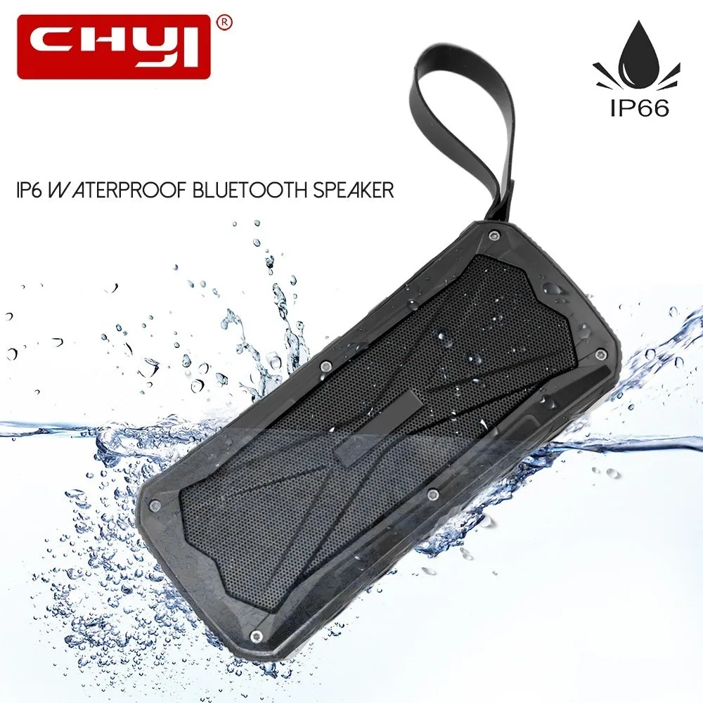 CHYI Bluetooth водонепроницаемый спортивный сабвуфер динамик ТПУ Открытый BT 4 1