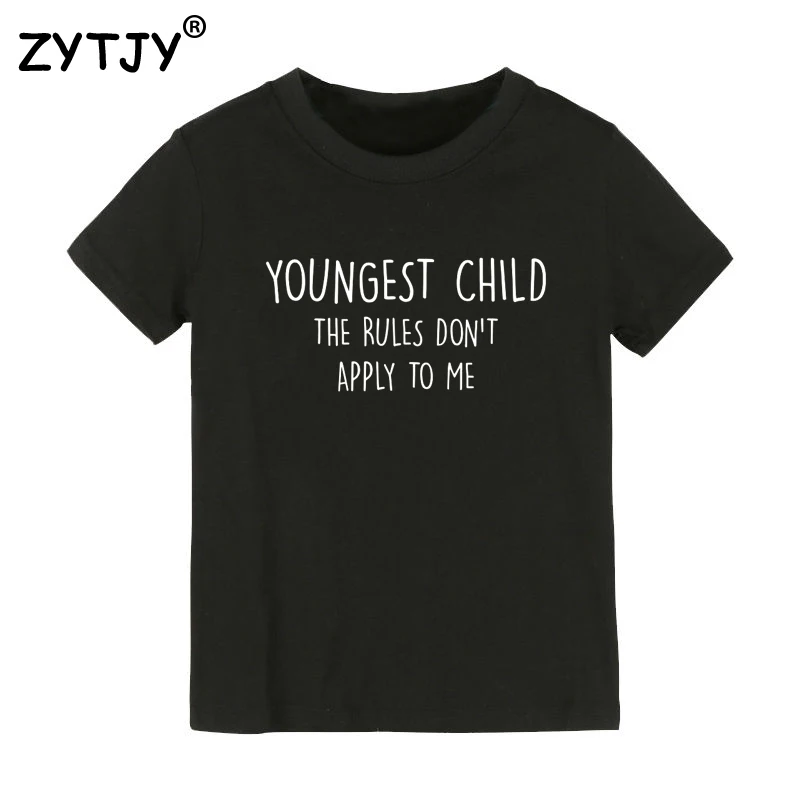 Youngest child Letters Print Kids tshirt Boy Girl t shirt For Children Toddler Clothes Funny Top Tees Drop Ship Y-92
Youngest child Letters Print Kids tshirt Boy Girl t shirt For Children Toddler Clothes Funny Top Tees Drop Ship Y-92