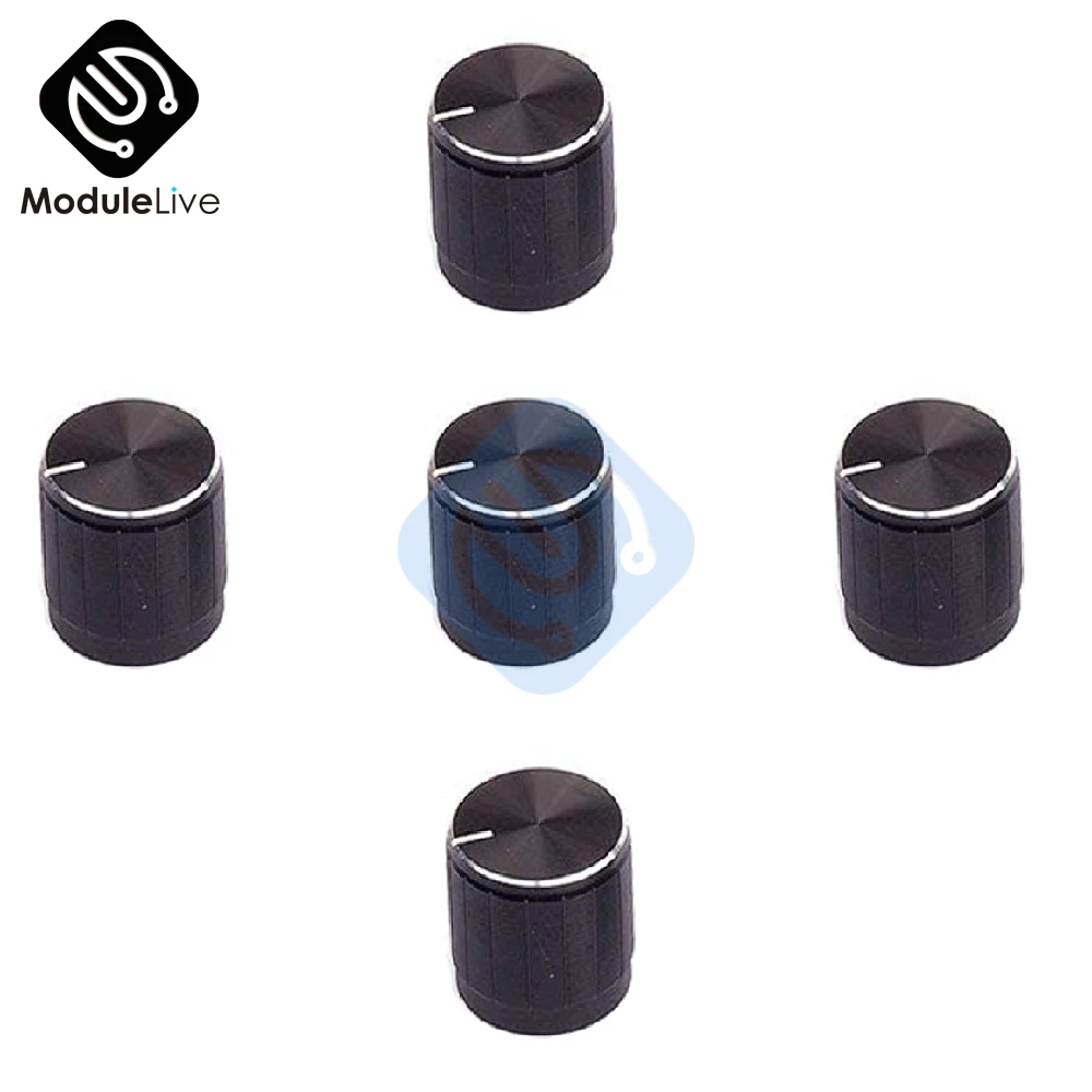 5PCS Aluminum Alloy Encoder Knob Half Shaft Hole Caps For KY-040 360 Degree Rotary Module For Arduino Brick Sensor Switch
5PCS Aluminum Alloy Encoder Knob Half Shaft Hole Caps For KY-040 360 Degree Rotary Module For Arduino Brick Sensor Switch