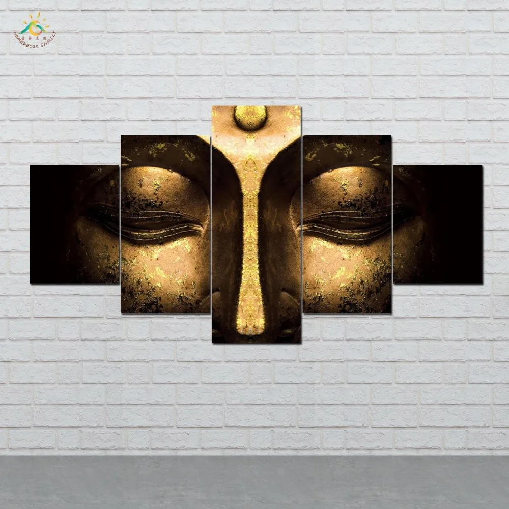 Golden Buddha Wall Art HD Prints Canvas Art Painting Modular Picture And Poster Canvas Painting Decoration Home 5 PIECES
Golden Buddha Wall Art HD Prints Canvas Art Painting Modular Picture And Poster Canvas Painting Decoration Home 5 PIECES