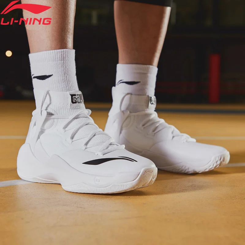 Li Ning Для мужчин SONIC зубная щётка VI V2 профессиональная обувь для баскетбола