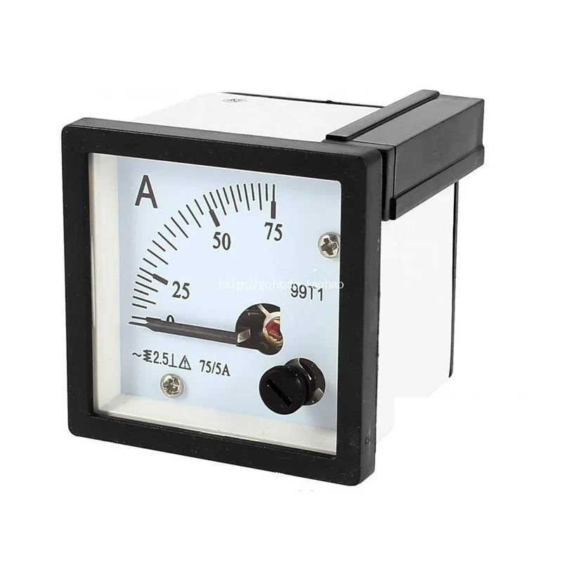 1PC 99T1 SQ48 AC 5A 10A 15A 20A 30A 50A Ammeter Analog Ampere Current Test Panel Meter
1PC 99T1 SQ48 AC 5A 10A 15A 20A 30A 50A Ammeter Analog Ampere Current Test Panel Meter
