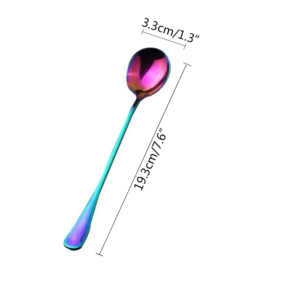Long Handle Stainless Steel Spoon Dessert Ice Cream Coffee Spoons Teaspoon Stirring Tea Spoon For Home Kitchen Picnic Coffee Bar
Long Handle Stainless Steel Spoon Dessert Ice Cream Coffee Spoons Teaspoon Stirring Tea Spoon For Home Kitchen Picnic Coffee Bar