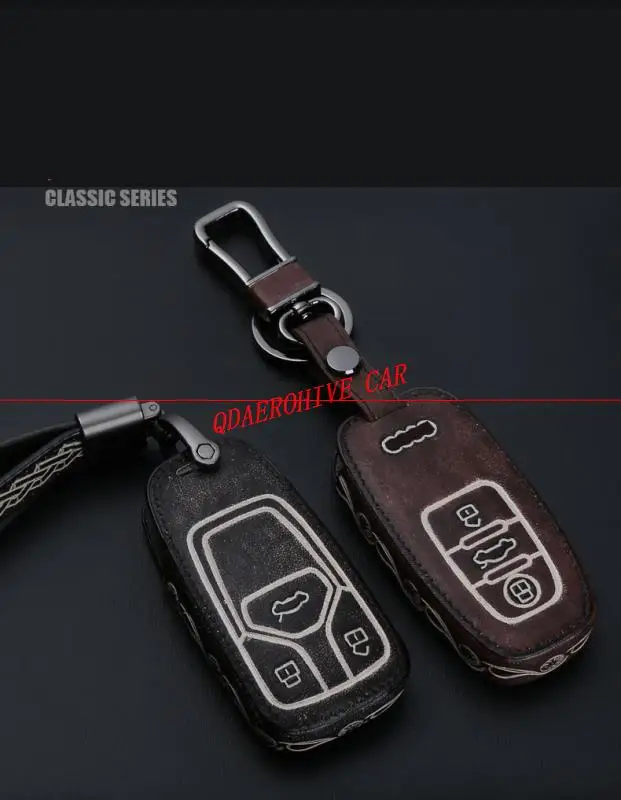 QDAEROHIVE genuine leather car Key Case Cover For AUDI Q2l A4L A8 Q3 Q5 Q7 A5 A7 A6L
QDAEROHIVE genuine leather car Key Case Cover For AUDI Q2l A4L A8 Q3 Q5 Q7 A5 A7 A6L