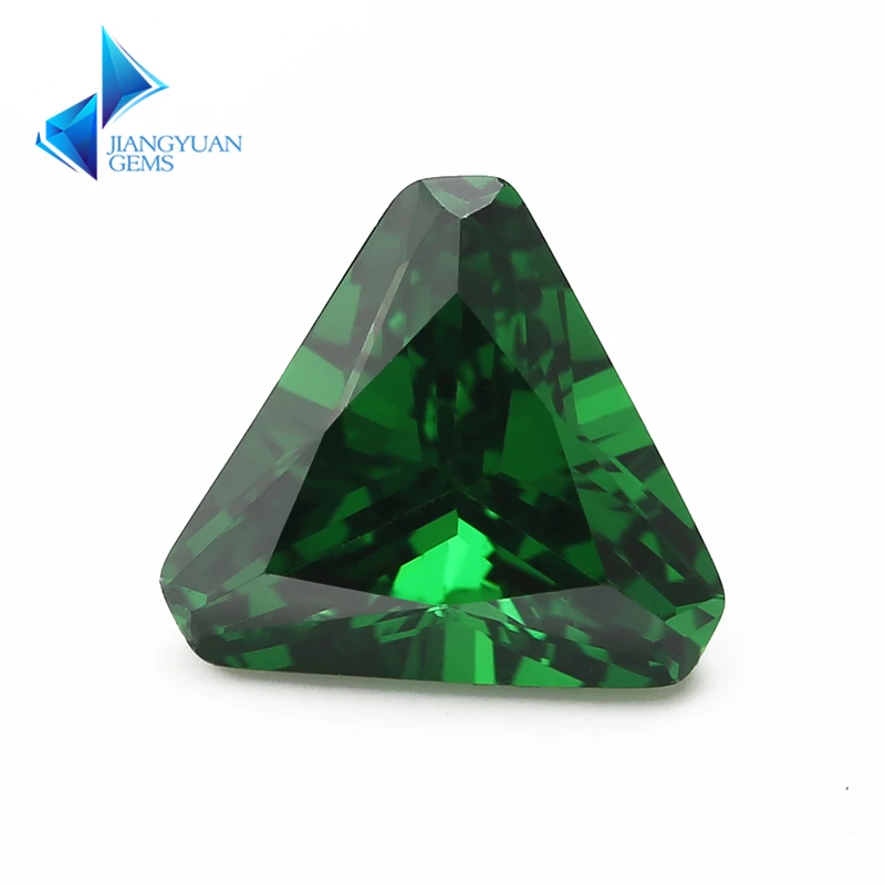 Size 5*5~8*8mm Triangle Shape Chamfered Coner 5A Green CZ Stone Synthetic Gems Cubic Zirconia For Jewelry
Size 5*5~8*8mm Triangle Shape Chamfered Coner 5A Green CZ Stone Synthetic Gems Cubic Zirconia For Jewelry