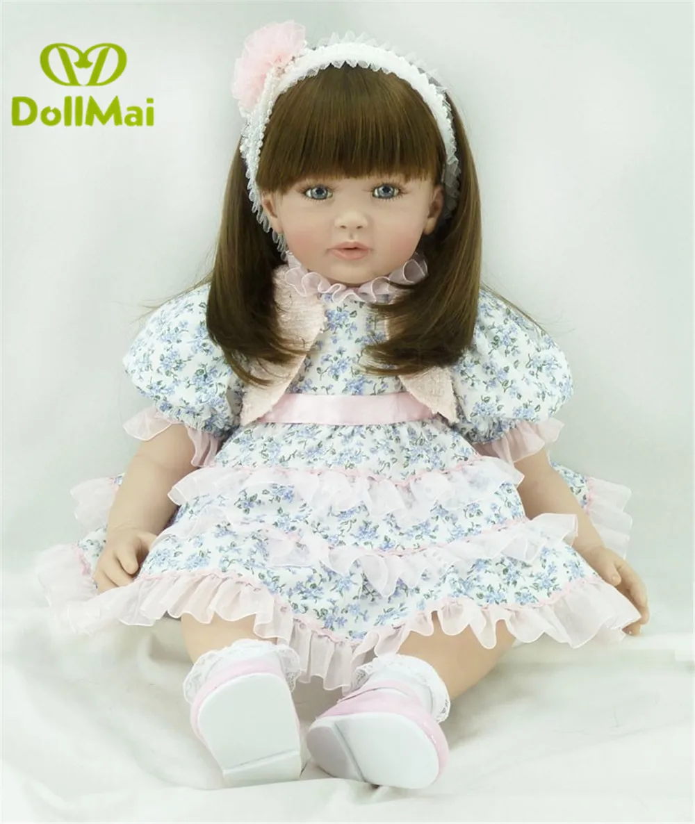 fashion 60CM Real soft Silicone Girl Reborn Baby Doll Toys Realistic Newborn Princess Babies Dolls Toy alive Bebe Reborn doll
fashion 60CM Real soft Silicone Girl Reborn Baby Doll Toys Realistic Newborn Princess Babies Dolls Toy alive Bebe Reborn doll