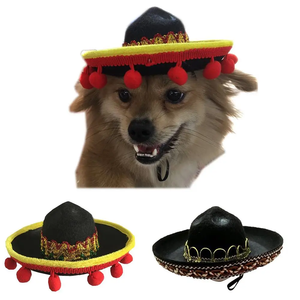 Mini Pet Decorative Hat Mexican Style Dress Straw Hat Pet Dog Festival Party Hat Home Dog Supplies
Mini Pet Decorative Hat Mexican Style Dress Straw Hat Pet Dog Festival Party Hat Home Dog Supplies