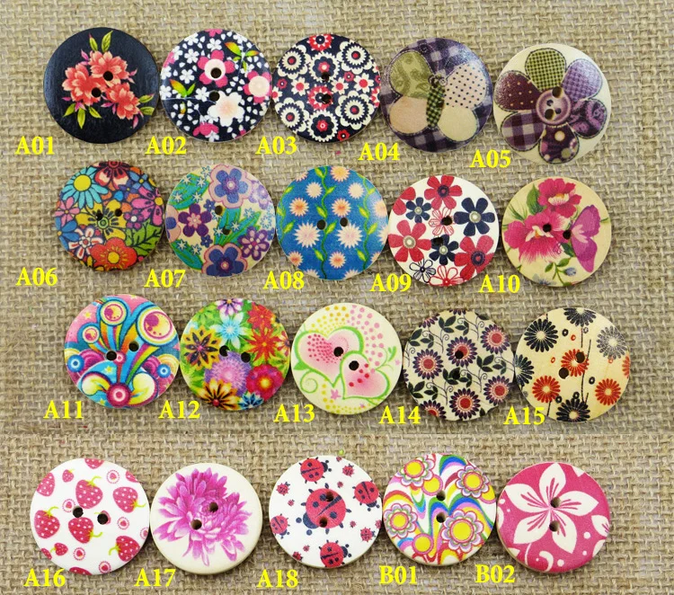 10PCS 30MM Flower Button 2 Holes Brand Painting Wood Color Buttons Boots Coat Sewing Clothes Accessory MCB-609G
10PCS 30MM Flower Button 2 Holes Brand Painting Wood Color Buttons Boots Coat Sewing Clothes Accessory MCB-609G