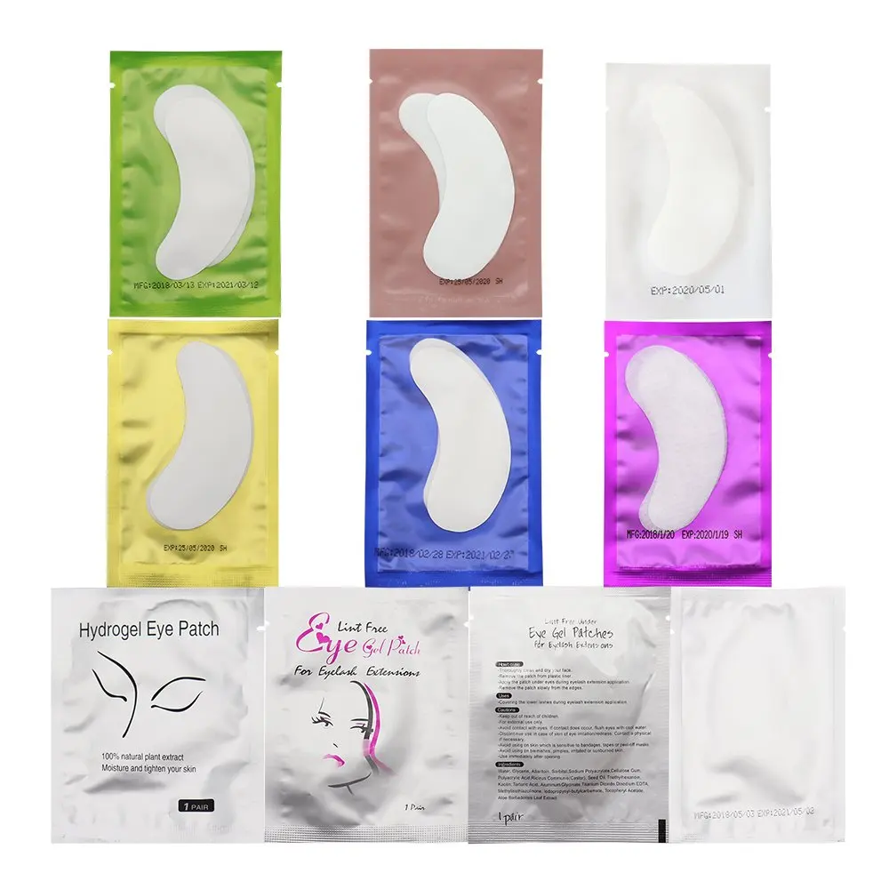 

10/20/50pairs Patches For Eyelash Extension Under Eye Pads Paper Patches Grafted Eye Tips Sticker Wraps Make Up Tools