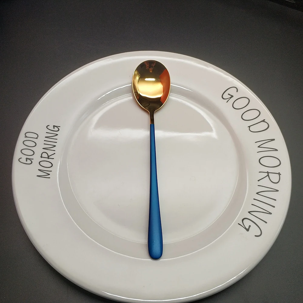 Best Sales 24pcs Wishful Blue Gold Dinnerware Kitchen 304 Stainless steel Knife Fork Tablespoon Food Tableware Cutlery Set
Best Sales 24pcs Wishful Blue Gold Dinnerware Kitchen 304 Stainless steel Knife Fork Tablespoon Food Tableware Cutlery Set