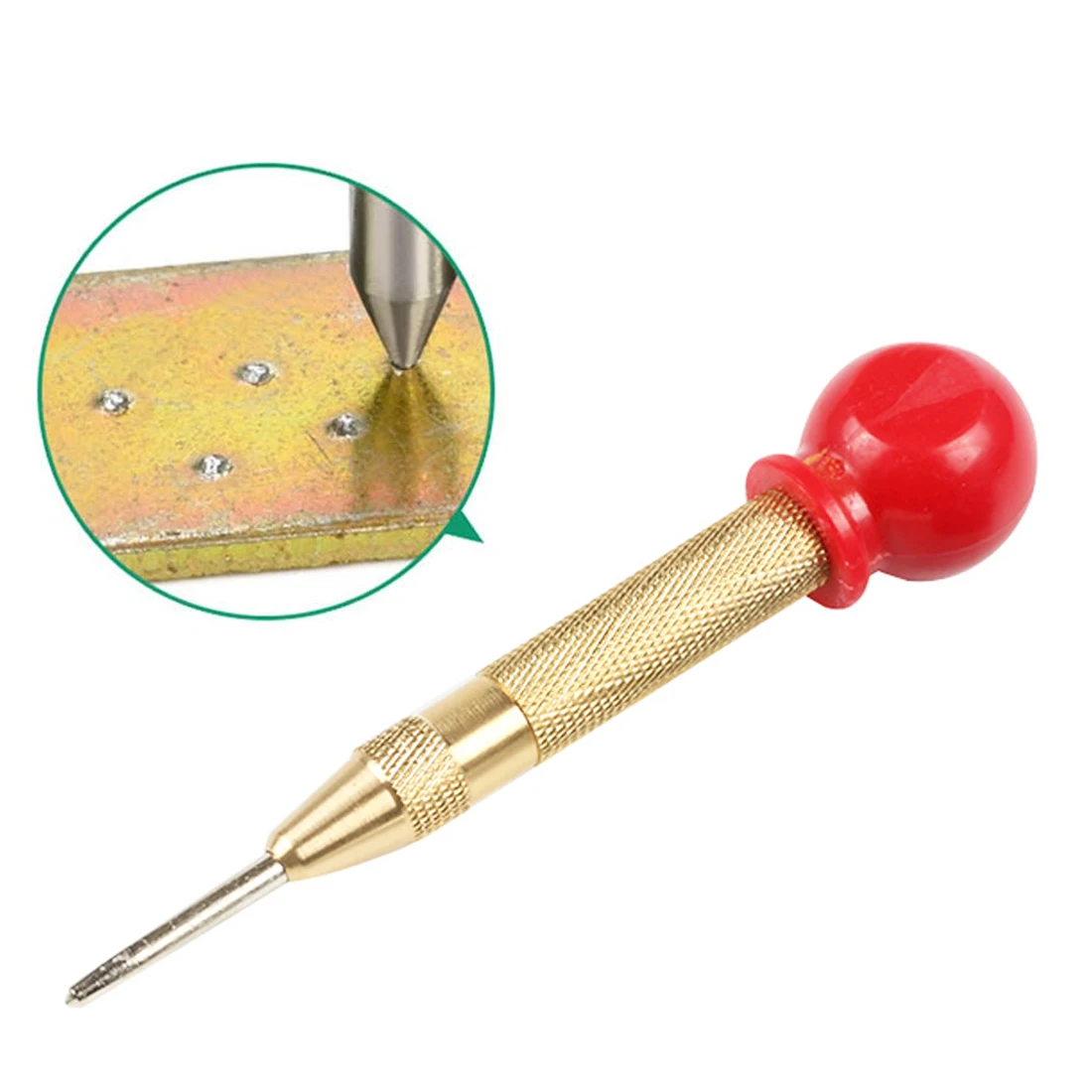 Popular Handle 5 Inch Automatic Center Pin Punch Spring Punch Marking Hole for Metal Drilling
Popular Handle 5 Inch Automatic Center Pin Punch Spring Punch Marking Hole for Metal Drilling