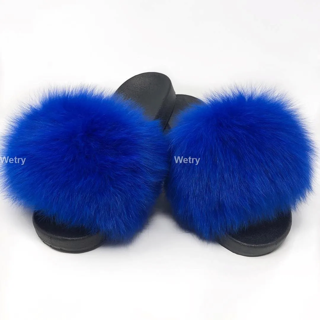Fur Slippers Women Real Fox Fur Slides Home Furry Flat Sandals Female Cute Fluffy House Shoes Woman Brand Luxury 2019
Fur Slippers Women Real Fox Fur Slides Home Furry Flat Sandals Female Cute Fluffy House Shoes Woman Brand Luxury 2019