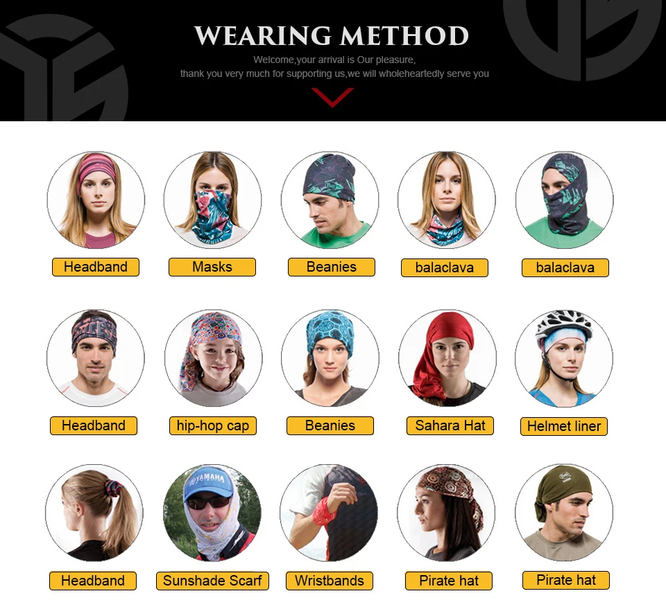 2020 NEW Camouflage Scarves Outdoor Sports Polyester Bandanas Camping Headwears Hiking Hunting Headband Magic Scarves
2020 NEW Camouflage Scarves Outdoor Sports Polyester Bandanas Camping Headwears Hiking Hunting Headband Magic Scarves