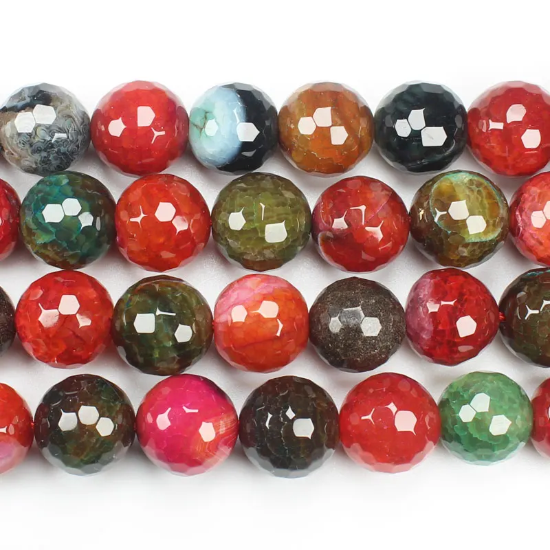 Faceted Multi-Color Crackle Agates 6-16mm Round Beads 15inch ,Wholesale For DIY Jewellery Free Shipping !
Faceted Multi-Color Crackle Agates 6-16mm Round Beads 15inch ,Wholesale For DIY Jewellery Free Shipping !