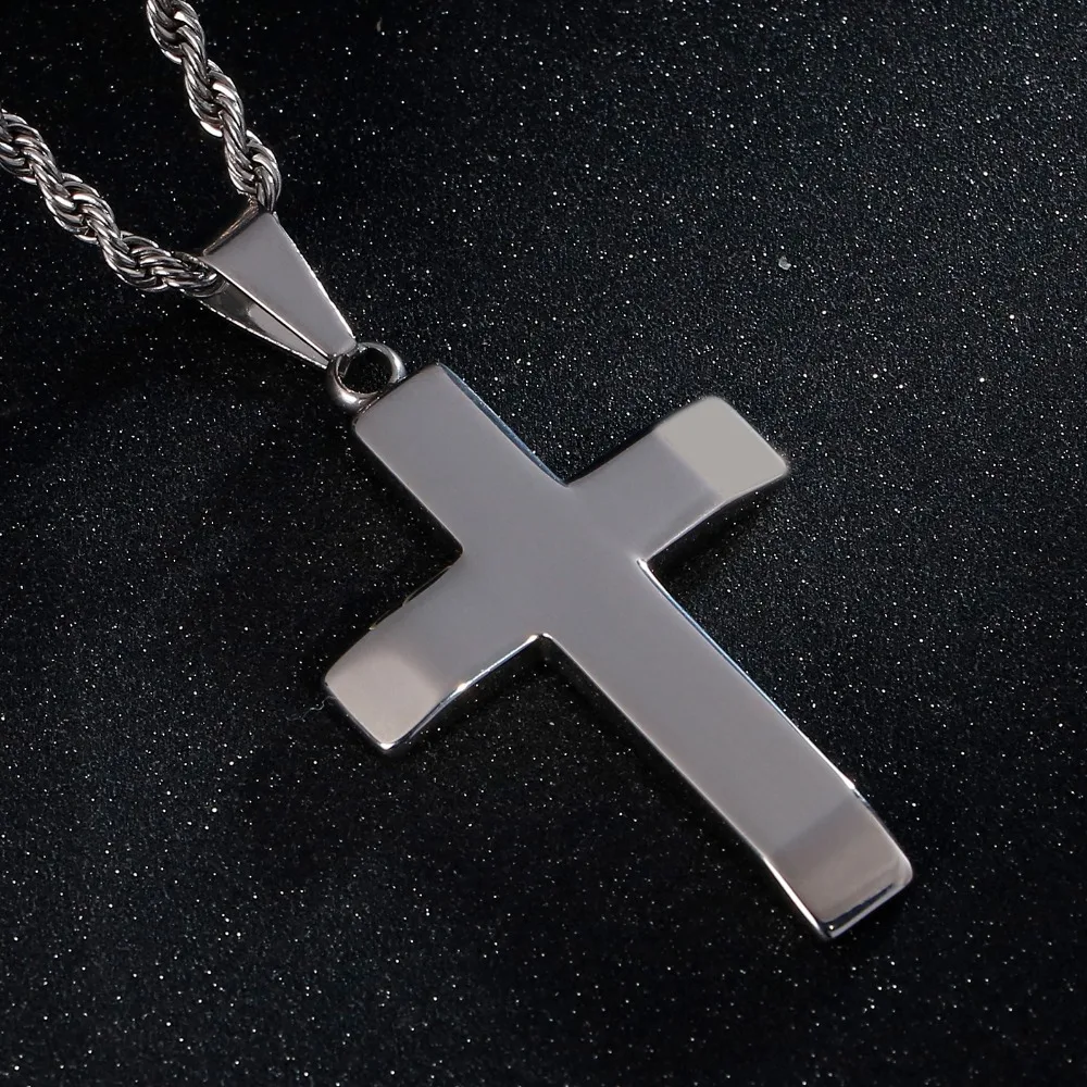 HaoYi Fashion Simple Cross Pendant Necklace For Men Stainless Steel Multi-Style Personalized Jewelry
HaoYi Fashion Simple Cross Pendant Necklace For Men Stainless Steel Multi-Style Personalized Jewelry