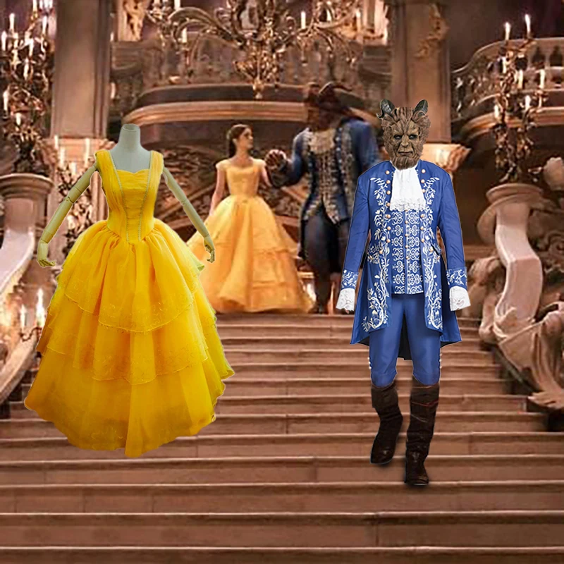 Movie Beauty And The Beast Princess Belle Cosplay Costume Dress Prince Adam Cosplay Costumes Outfit Halloween Men Clothes Kids
Movie Beauty And The Beast Princess Belle Cosplay Costume Dress Prince Adam Cosplay Costumes Outfit Halloween Men Clothes Kids
