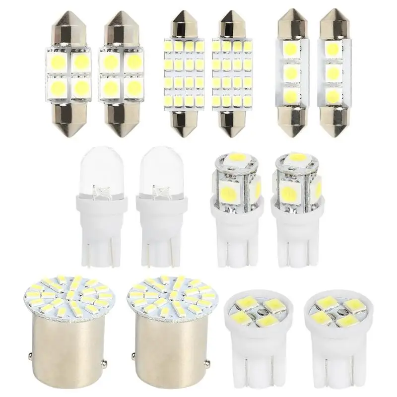 VODOOL 14Pcs/Set Car LED Light Bulbs T10 36mm Auto Interior Lighting Lamp Reading Light Dome License Plate Lights Bulb Styling
VODOOL 14Pcs/Set Car LED Light Bulbs T10 36mm Auto Interior Lighting Lamp Reading Light Dome License Plate Lights Bulb Styling