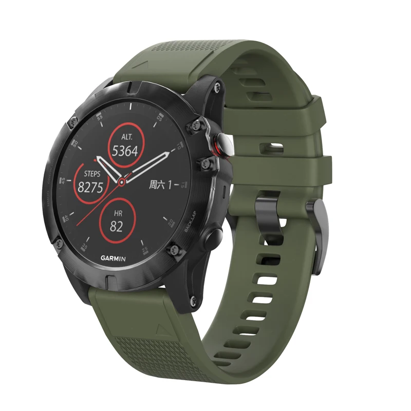 22mm Silicone Wrist Strap Watch Band Quick Release for Garmin Fenix 5 5X Plus AS99
22mm Silicone Wrist Strap Watch Band Quick Release for Garmin Fenix 5 5X Plus AS99