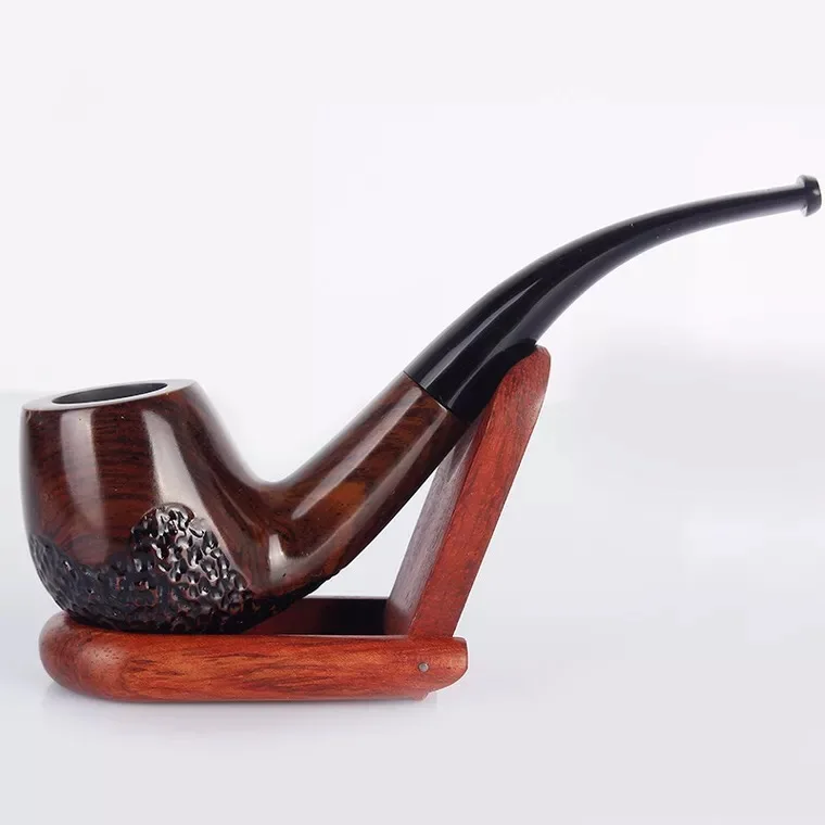 Ebony Wood Pipe Bent Black Smoking Pipe Handmade Tobacco Pipe Wooden Pipe
Ebony Wood Pipe Bent Black Smoking Pipe Handmade Tobacco Pipe Wooden Pipe