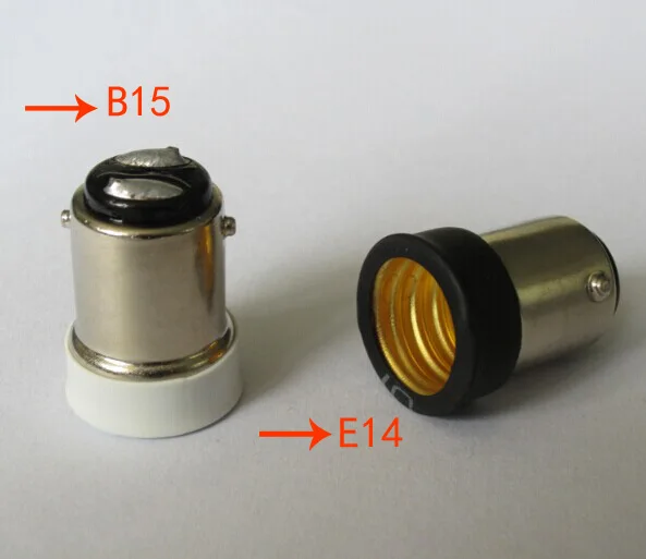 Совершенно новый маленький штык SBC B15 к маленьким Винтам SES E14 светильник адаптер
