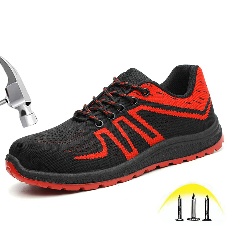 Work Steel Toe Shoes Men Safety Shoes Industrial Construction Lightweight Breathable Puncture Proof Sneakers Composite Toe Shoes
Work Steel Toe Shoes Men Safety Shoes Industrial Construction Lightweight Breathable Puncture Proof Sneakers Composite Toe Shoes