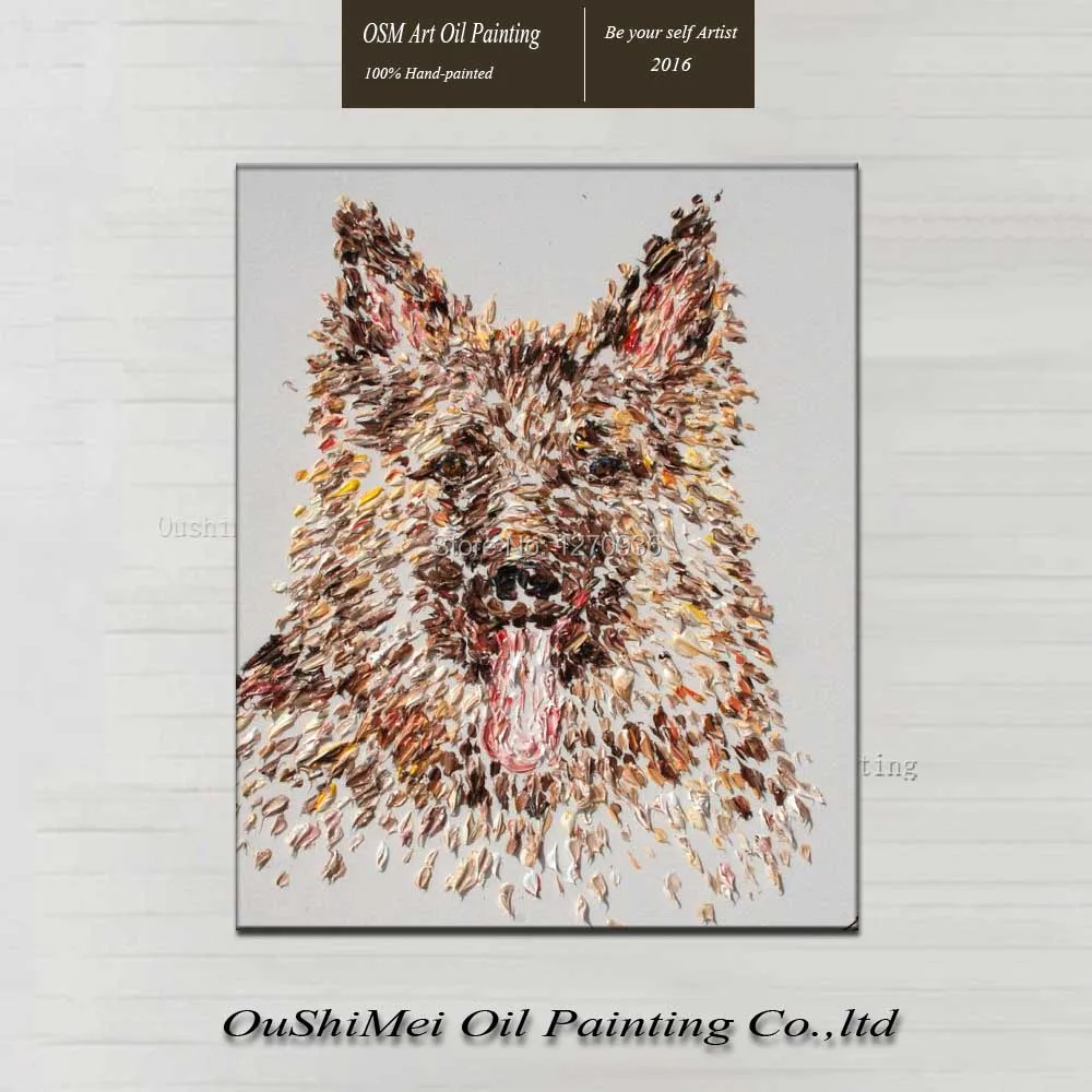 Man's Best Friend Dog are Barking Mouth Pure Hand Painted Canvas Animal Painting Decorative Painting on Canvas Wolf Oil Pictures
Man's Best Friend Dog are Barking Mouth Pure Hand Painted Canvas Animal Painting Decorative Painting on Canvas Wolf Oil Pictures