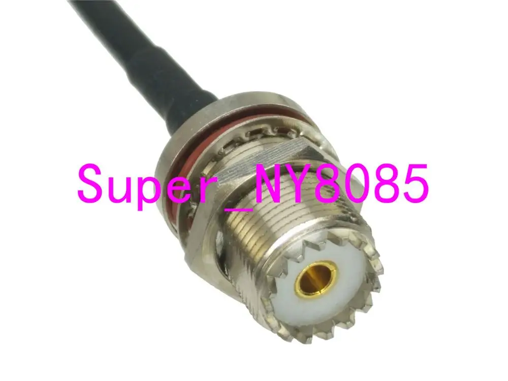 RG58 UHF SO239 Female Jack Bulkhead to BNC Male Plug Right angle RF Jumper pigtail Cable 6FT-20M
RG58 UHF SO239 Female Jack Bulkhead to BNC Male Plug Right angle RF Jumper pigtail Cable 6FT-20M