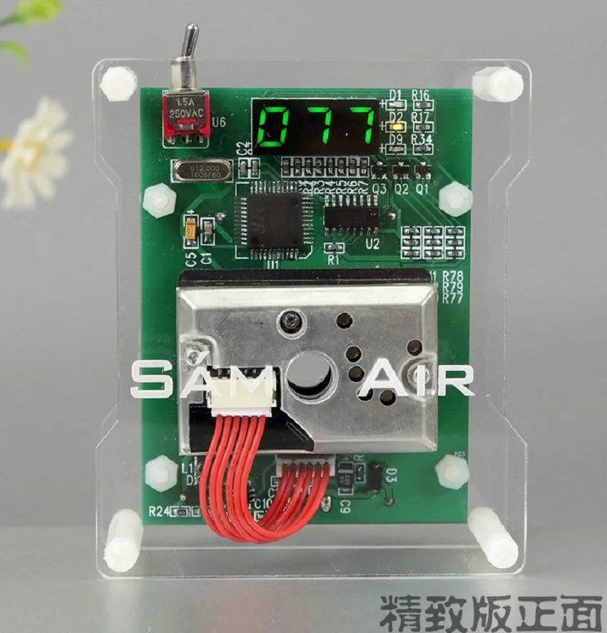Фото Портативный цифровой Воздушный измеритель PM2.5 0.3um 2.5um для Sharp GP2Y1010AU | Электроника