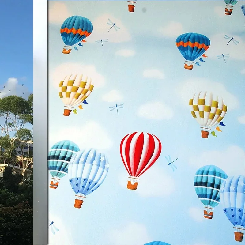 Cartton balloon window Film PVC Stained Frosted glass stickers kids room Home foil Decor toning Decorative films 45/60cm*200cm
Cartton balloon window Film PVC Stained Frosted glass stickers kids room Home foil Decor toning Decorative films 45/60cm*200cm