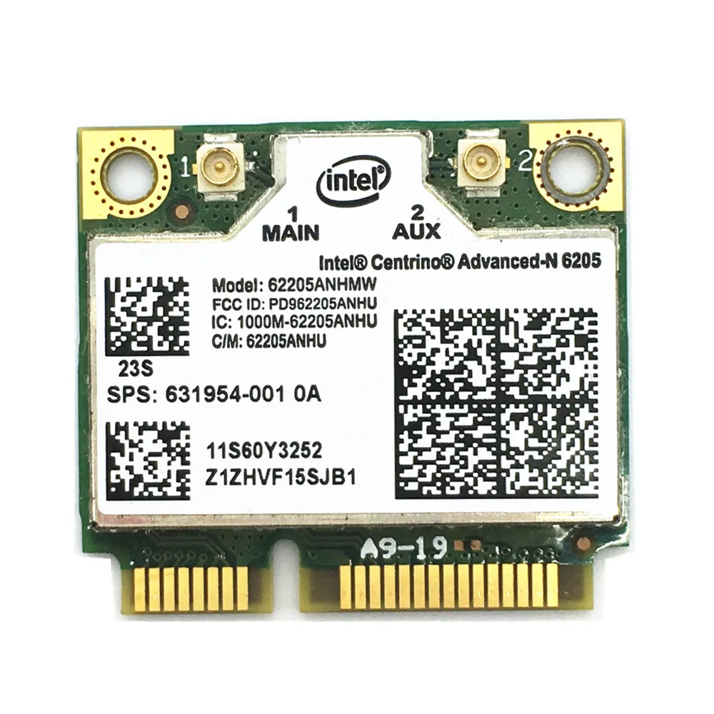 For Centrino Advanced-N Intel 6205 62205HMW Wireless Wifi Card for x220 x220i t420 60Y3253 8760p
For Centrino Advanced-N Intel 6205 62205HMW Wireless Wifi Card for x220 x220i t420 60Y3253 8760p
