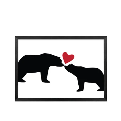 Cute Bear Family Animal Decor Wall Art Canvas Painting Black White Cartoon Poster Wall Pictures For Nursery Kids Room Art Prints
Cute Bear Family Animal Decor Wall Art Canvas Painting Black White Cartoon Poster Wall Pictures For Nursery Kids Room Art Prints
