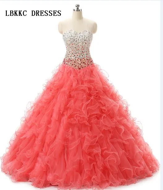 Sweetheart Coral Quinceanera Dresses Debutante Gown Cheap Vestidos De Quinceanera With Beaded Two Colors Fashion Puffy Gown
Sweetheart Coral Quinceanera Dresses Debutante Gown Cheap Vestidos De Quinceanera With Beaded Two Colors Fashion Puffy Gown