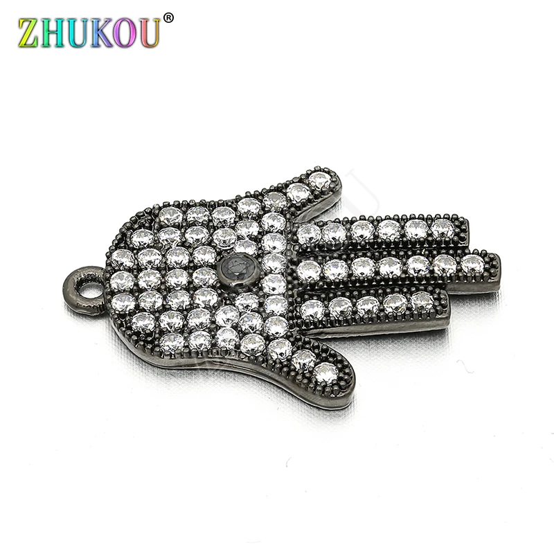 12*26mm Top quality Brass Cubic Zirconia Lucky Hamsa Hand DIY Jewelry Bracelet Necklace Making, Model: VD61
12*26mm Top quality Brass Cubic Zirconia Lucky Hamsa Hand DIY Jewelry Bracelet Necklace Making, Model: VD61