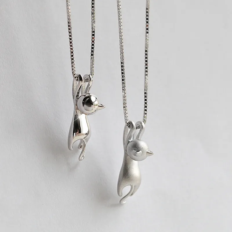 New Fashion Lovely Silver Plated Cat Necklace Tiny Cute Pendants Odd Fancy Jewelry Charm Pendant Necklaces
New Fashion Lovely Silver Plated Cat Necklace Tiny Cute Pendants Odd Fancy Jewelry Charm Pendant Necklaces