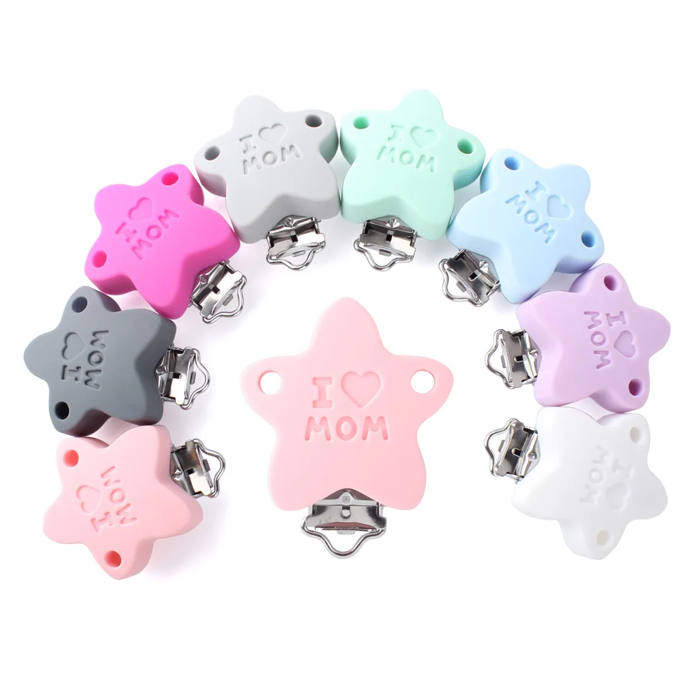 1pcs Baby Pacifier I love mom Clip Silicone teether rodent Holder Nipple Clasp Toy DIY Baby Teether teething Accessories
1pcs Baby Pacifier I love mom Clip Silicone teether rodent Holder Nipple Clasp Toy DIY Baby Teether teething Accessories