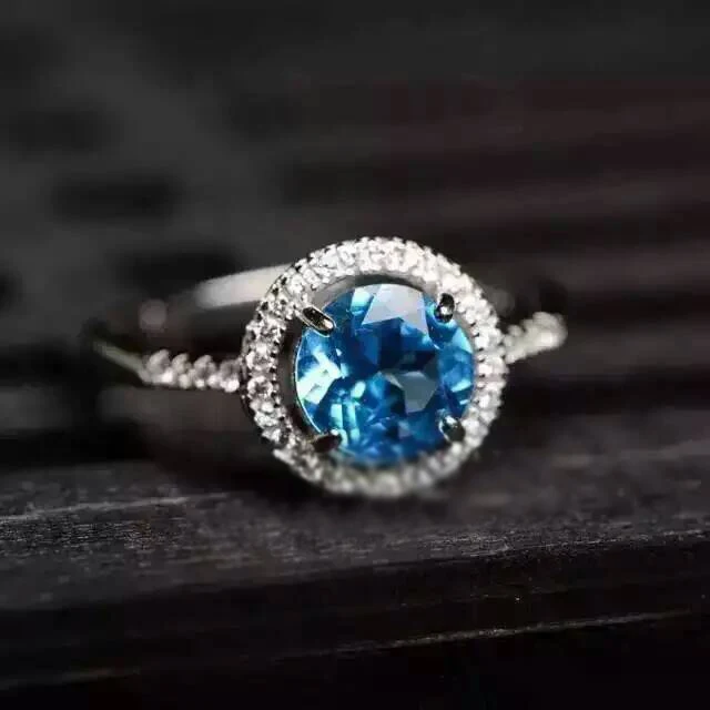 LANZYO 925 Sterling silver blue topaz Ring fashion gift for women jewelry blue topaz ring Fine Jewelry j060601agb
LANZYO 925 Sterling silver blue topaz Ring fashion gift for women jewelry blue topaz ring Fine Jewelry j060601agb